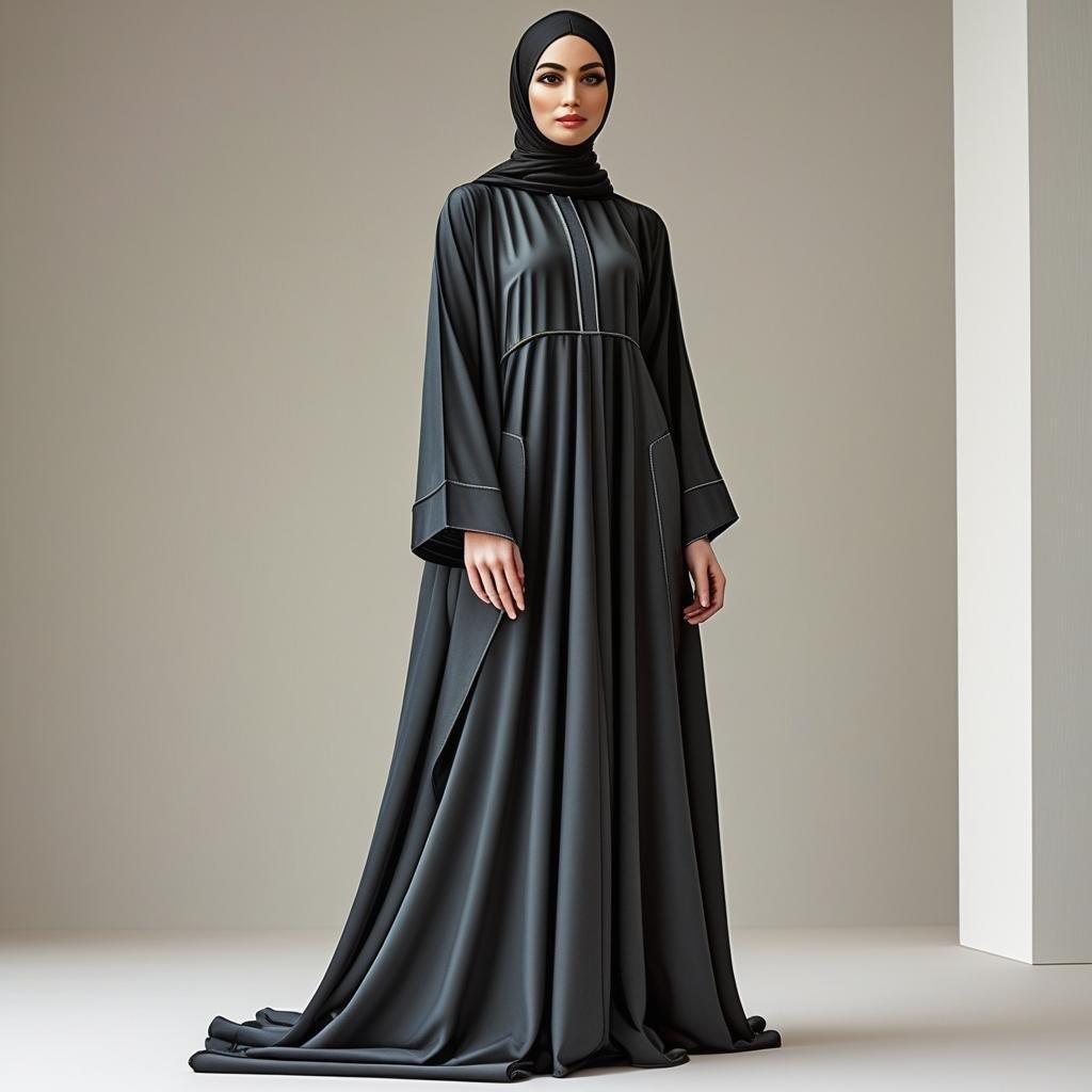Ameera Luxury Silk  Abaya
